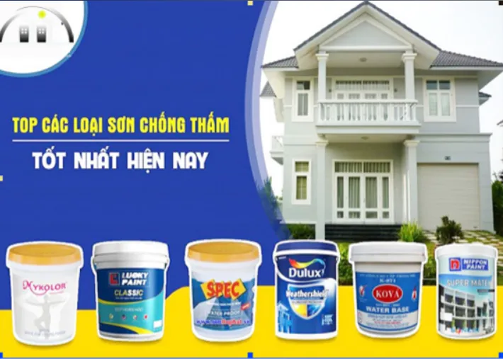 Các dòng sơn chống thấm